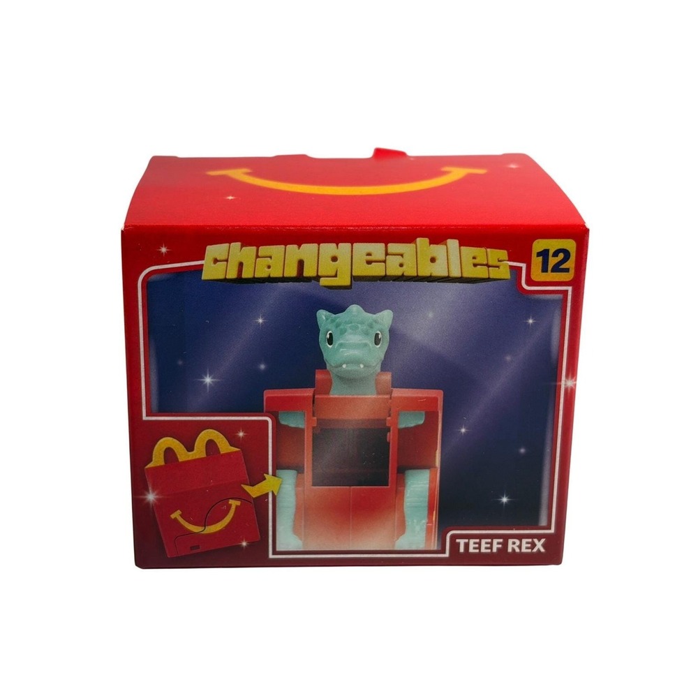 Mcdonalds Changeables Happy Meal Toy New #12 Teef Rex
